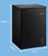 COMFEE RCC102BL2UK(E) 99L Freestanding Chest Freezer with Freezer and