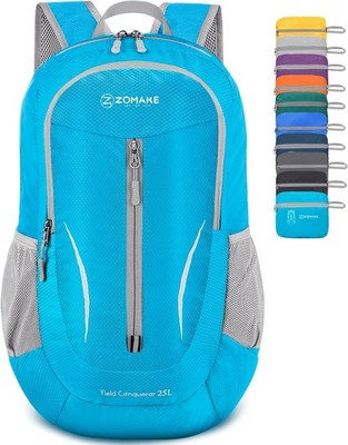 ZOMAKE Ultraleicht Faltbarer Rucksack - Packbare Backpacks 25L,Kleiner Faltbar