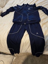 Mens Nike Air Jordan Track Suit set navy/white - XL