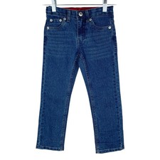 Levis 511 Slim Jeans Blue Denim Adjustable Waist Kids Boys 5 Reg
