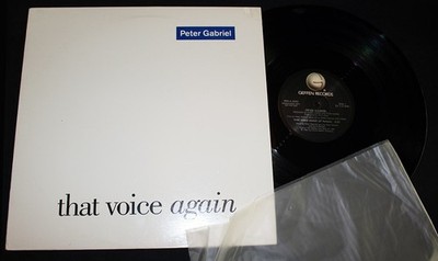 Peter Gabriel-That Voice Again-Both Sides-Geffen PRO-A-2592-VTG '86 DJ 12 P/S-NM
