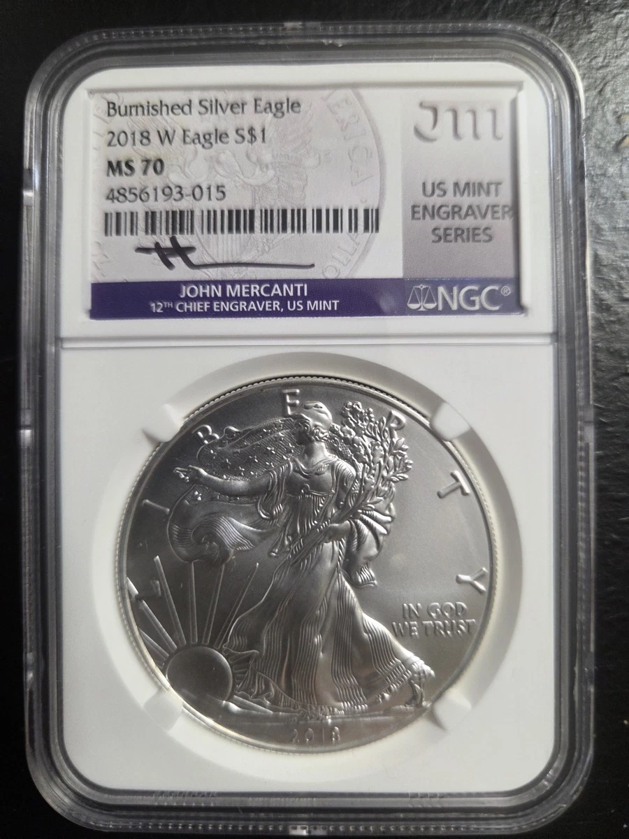 American Eagle MS 70 Graded 2018 Silver Bullion Coins for sale | eBay