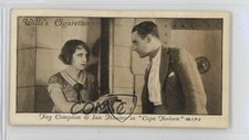 1931 Wills Cinema Stars Series 3 Tobacco Fay Compton Ian Hunter #9 04le