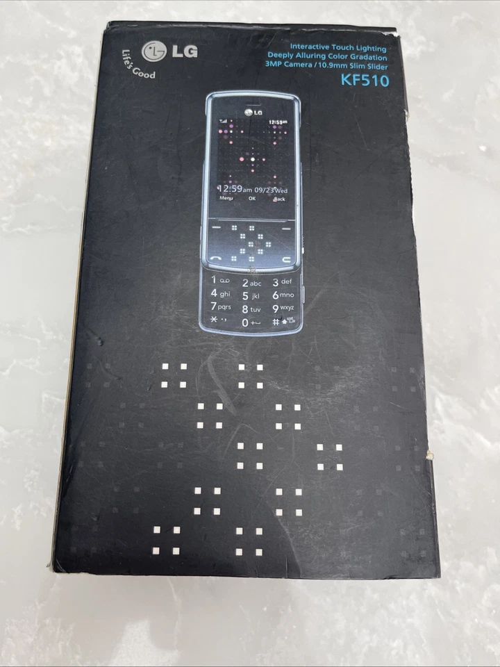 LG KF510 Slider Phone – Rare Collectible in Original Box (2008) - Image 4 of 4