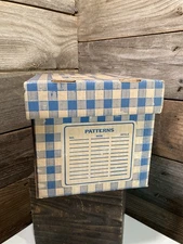 Vintage Cardboard Sewing Patterns Storage Box Minnesota Fabrics ￼
