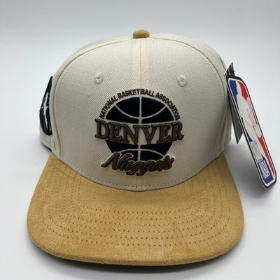 Nuggets Timberwolves Combo Strapback Hat Adult OSFM Beige Pro Standard NBA NWT