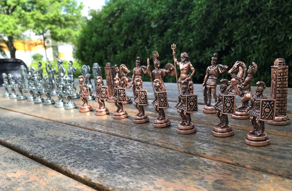 Chess Pieces for Adults X Large Antique Greek Mythology 🎁 Christmas Gift - Image 4 of 4