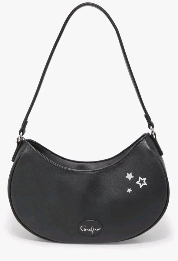 NUEVO CON ETIQUETAS Coraline Llavero Brilla en la Oscuridad Bolso de Hombro Cartera Cachicho Grunge Foto 3 de 4