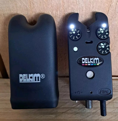 Delkim Tx-i Plus WHITE / WHITE Bite Alarms Wireless Bite Alarm Fishing Carp Excellent