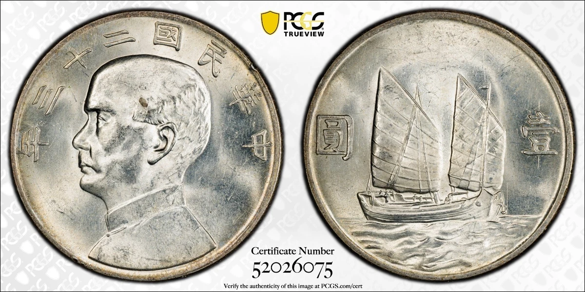MS 62 级中华帝国银币(Pre - 1948) | eBay