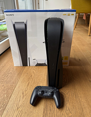 Sony PlayStation 5 PS5 Konsole Schwarz + DualSense Controller Originalkarton