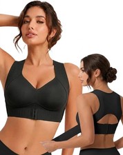 Posture Bra, Womens Front Closure Cross-Back ...
