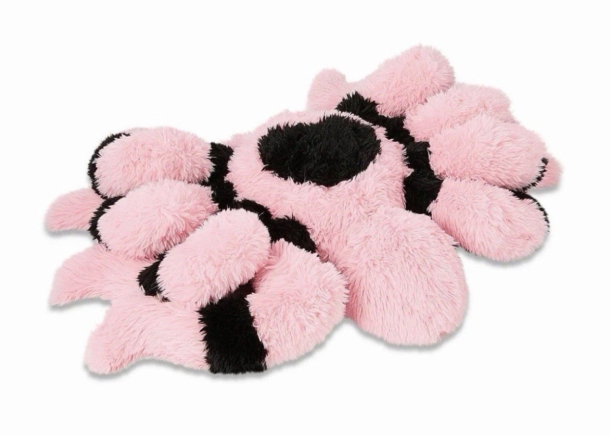 IN HAND JUMBO Spider Plush Pink & Black 45