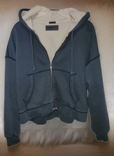 Abercrombie  Fitch Soft Essentials Cropped Full Zip Hoodie,Waffle Knit Lined XS