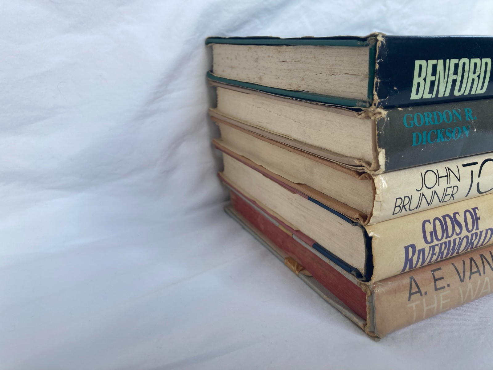 5 Vintage Sci-Fi HC/DJs: Gordon Dickson, John Brunner, Philip Jose Farmer + 2