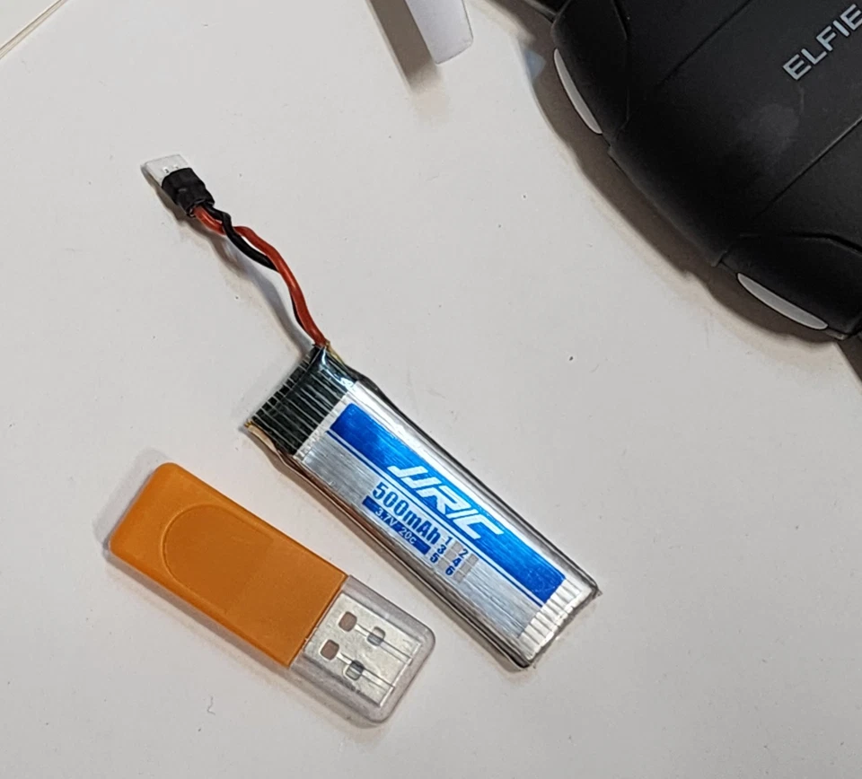 JJRC Elfie Selfie Foldable Pocket Quadcopter Drone box manual charger props bag - Image 2 of 4