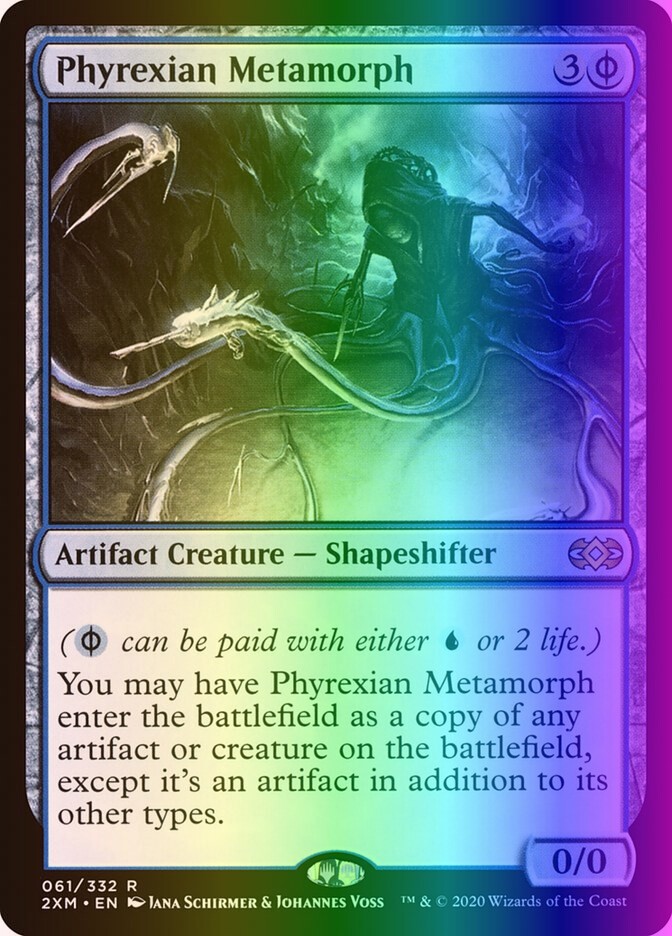 MTG Magic the Gathering Phyrexian Metamorph (61/503) Double Masters NM FOIL