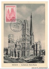 CAR-AHJP2-0066-CARTE-MAXIMUM - FRANCE - République française - Rouen - Cath