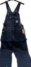 Carhartt Mens Traditional Relaxed Duck Bib Overall Size L Blue