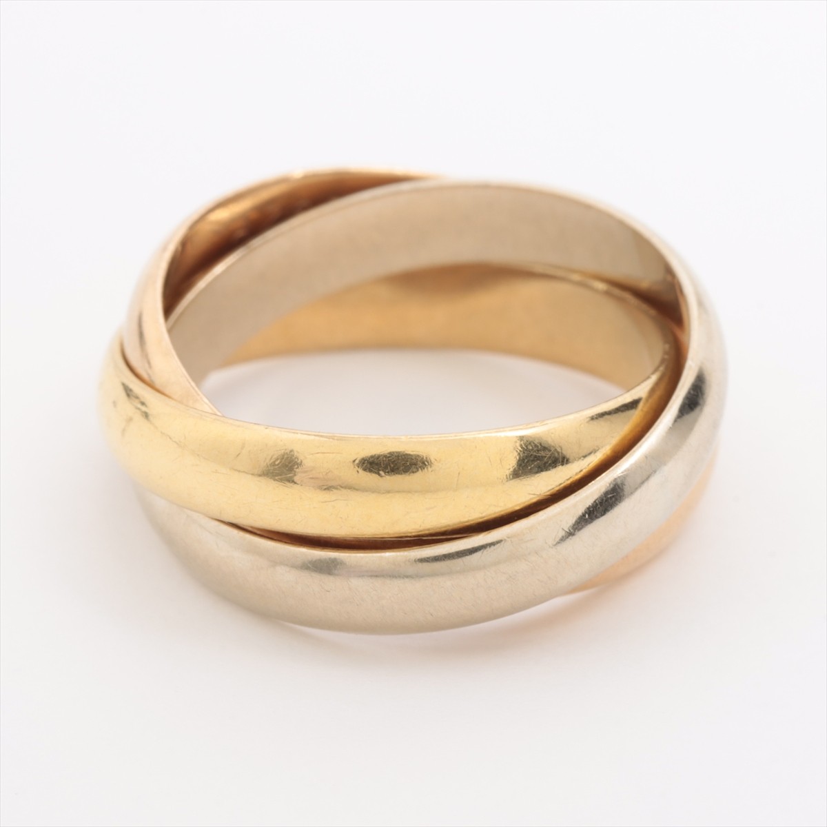 Cartier Trinity Ring 750(YG×PG×WG) 7.9g 52 | eBay