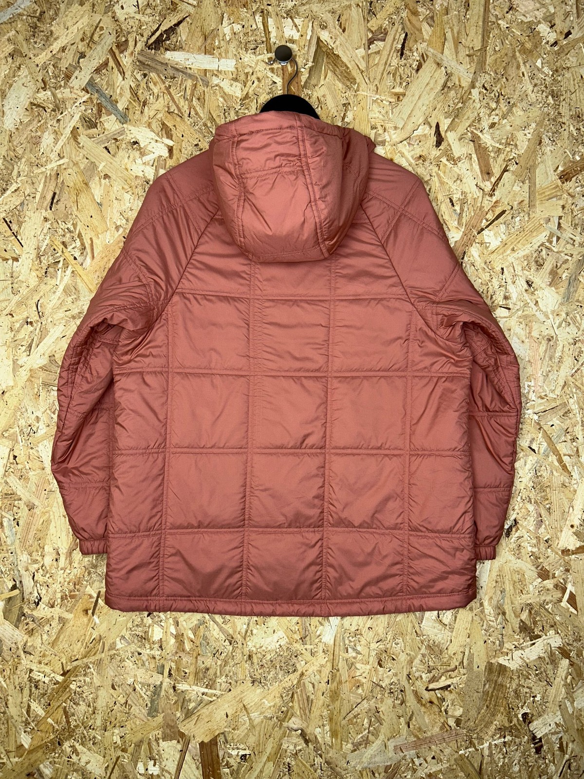 Patagonia Puffer Jacket Coat Lost Canyon Insulated Hooded Burl Orange Small thumbnail 2