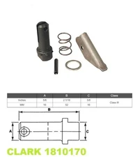 FORK PIN KIT CLASS II  5/8" X 2 1/16" X 5 /8" CLARK 1810170 YALE HYSTER TOYOTA