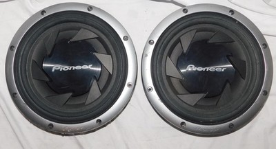 Pioneer TS-SW301 1000 Watt 12'' Shallow-Mount IMPP Subwoofers PAIR