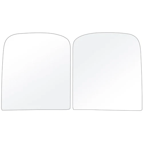 Pair Towing Mirror Glasses Upper+Flat For 1988-1998 Chevy Silverado GMC Sierra