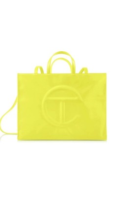TELFAR Large Shopping Bag Highlighter Yellow - NWT -  $257