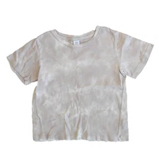Rylee + Cru Grey Tie-Dye Torrey Essential Tee Shirt Kids Size 8-9 Years
