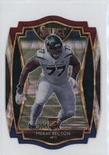2020 Panini Select Premier Level Tri-Color Prizm Die-Cut Mekhi Becton #190 0lj0