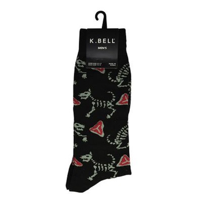 K. Bell Men's T-Dog Crew Socks One Size - KBMS15H110-01