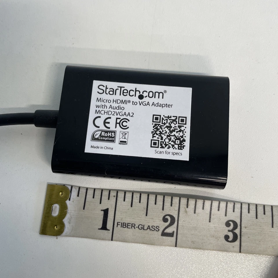 StarTech.com Micro HDMI to VGA Adapter Converter w/ Audio for Smartphones / Ultr - Image 2 of 4