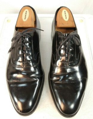 Brooks Brothers The Curzon Men’s Leather Oxford Dress Shoes Black Size 41 Brooks Brothers Curzon English Oxford Formal Dress Shoes US  main image 3