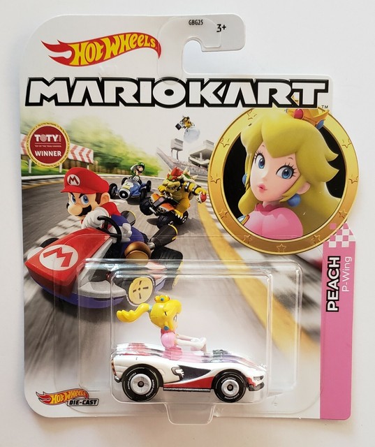 2018 Peach Pwing Hot Wheels Diecast Mario Kart for sale
