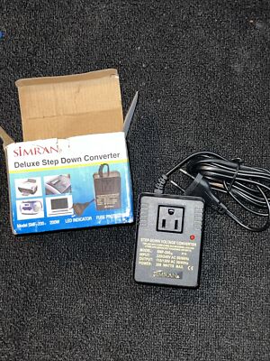 Simran AC-200 Step Up/Down Voltage Converter Transformer 110V/220V - 200 Watts