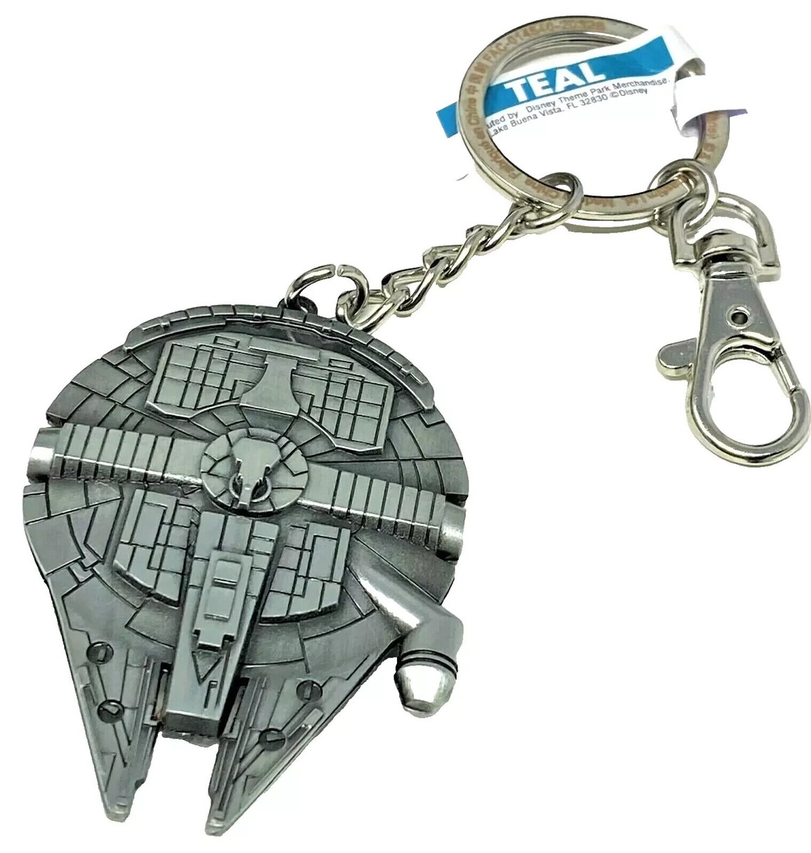Disney Parks Keychain Millennium Falcon Detailed