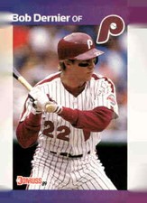 1989 Donruss #430a Bob Dernier