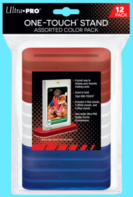 12 Ultra Pro One Touch 35pt Colored Display Stands Trading Card Holder Magnetic