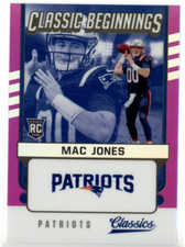 2021 Classics Classic Beginnings PurpleMac Jones ROOKIE 12/25 Ssp 🔥🔥