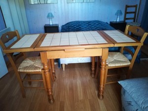 Table cuisine avec 4 chaises occasion