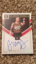 2023 Panini Impeccable WWE Jerry Sags Immortal Ink Auto Gold /10 Nasty Boys