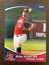 Brian Schlitter 2009 Grandstand Tennessee Smokies Minor League Baseball Card