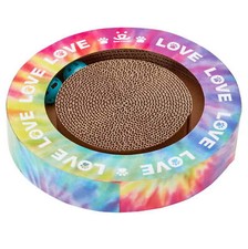 Cat Scratcher-Round Track with Spinning Ball-...