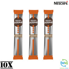 10 x NESCAFE Azera Americano Individual COFFEE Sachets CUP Instant Stick SACHET