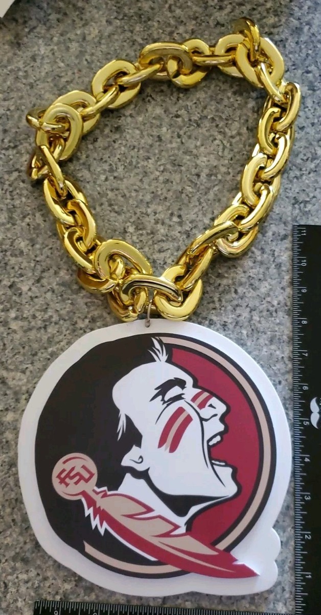 FSU Big Fan Chain Gameday Gold Plastic Foam 