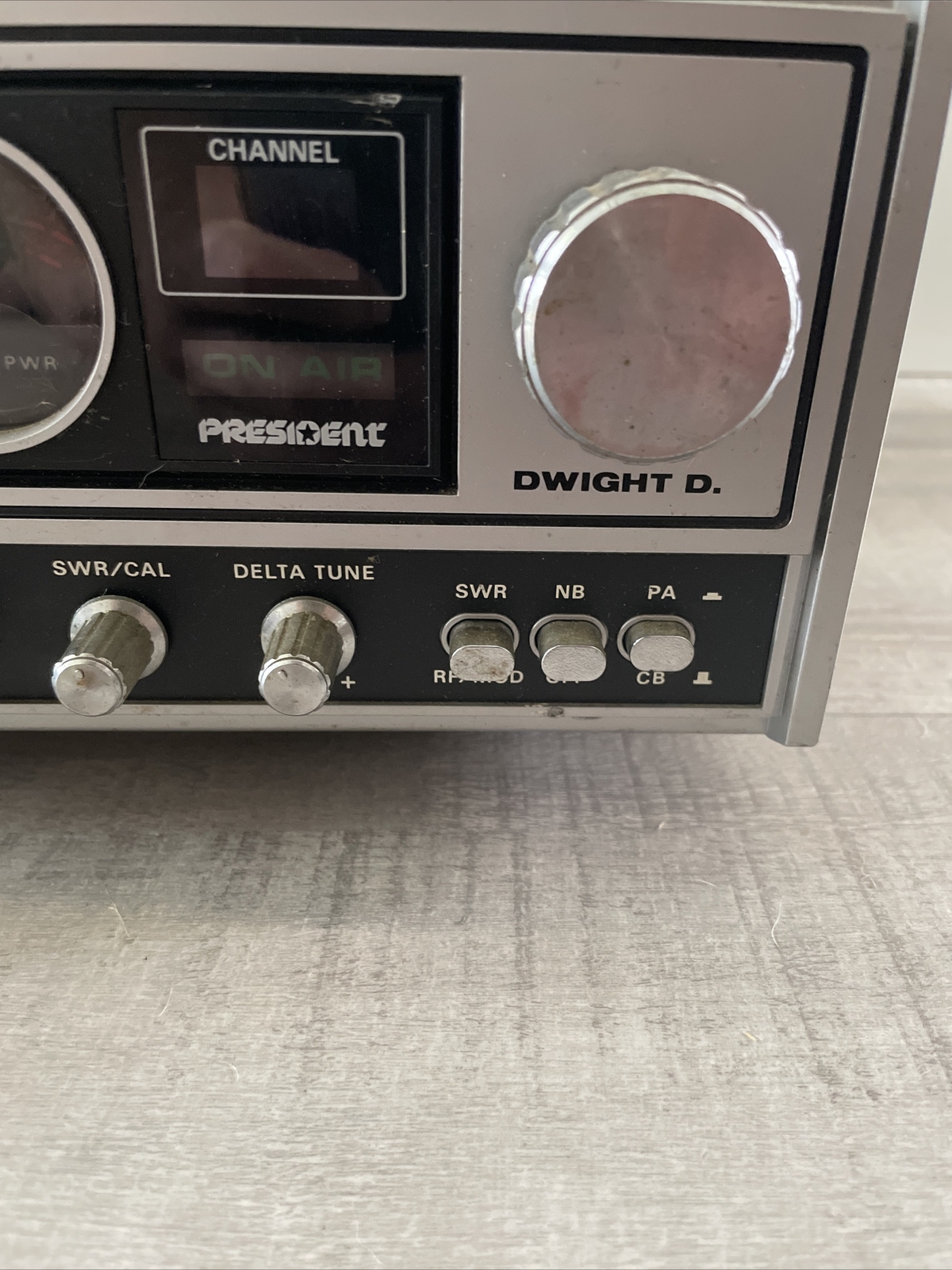 President Dwight D. CB Radio Base Station 40 Channel with Clock FOR
