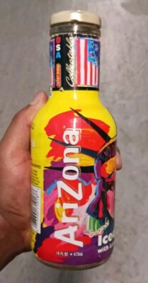 Arizona Iced Tea Limited Edition Liberty Bottles 16 oz Designed By