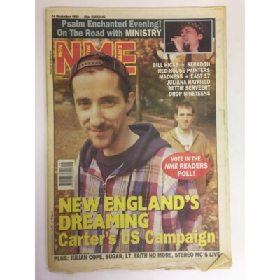 NEW MUSICAL EXPRESS NME MAGAZINE 14 NOVEMBER 1992 npbox67 CARTER LS