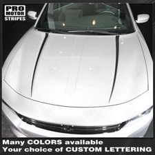 Dodge Charger 2015-2023 Hood Spear Accent Decals Stripes Choose Color